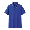 Camisa tipo polo de algodón personalizada para trabajo para hombre con diseño de logotipo para actividades de team building, camiseta de manga corta hipoalergénica para empresa al por mayor