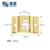 Gancho de pared decorativo personalizado oculto para colgar cuadros, anillo grande para colgar pinturas al óleo, accesorios de hardware ocultos de alta resistencia para colgar cuadros en la pared