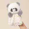 Brinquedo de pelúcia tipo puff, boneca de pelúcia de ovelhinha, fantoche de mão companheiro para apertar, brinquedo de pelúcia, presente de aniversário infantil para meninas