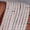 Cuentas de Ábaco de 6*3 mm Cuentas Espaciadoras de Vidrio con Agujero Mediano Espaciador de Vidrio DIY Hecho a Mano Accesorios de Material para Joyería con Cuentas