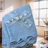 Leggings de Verão para Meninas Moda Infantil Tendência Estilo Coreano Calças Capri de Seda Gelada com Laço e Babado