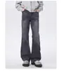 Roupas Masculinas Fengshe / Estilo Outono Extra Longo High Street Americana Casual Jeans Soltos para Homens Altos