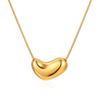 Collar con colgante de cadena de serpiente de acero y titanio estilo hip hop, estilo frío, para clavícula femenina, chapado en oro de 18 quilates.
