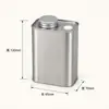 Latas de hojalata de grado alimenticio hechas a medida, incluyendo latas cuadradas selladas para té, latas para comida de mascotas, latas para granos de café y recipientes para té de flores