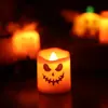 Lanternas de Abóbora de Halloween, Decorações Criativas de Fantasma, Decorações de Cena, Velas de Abóbora Luminosas Grandes, Velas Eletrônicas