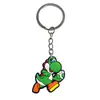 Mario Super Mario Llavero de PVC Lindo Colgante para Coche Accesorio para Mochila de Estudiante Llavero
