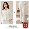 Atuendo profesional elegante, blazer de manga larga con cuello de traje pequeño, pantalones y falda para mujer, nuevo conjunto de dos piezas para venta al por mayor transfronteriza de otoño e invierno
