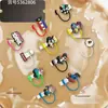 Mochila de Levantamiento de Pesas Suave 2D Animal Gato Pintada a Goteo de Cuero Serie Táctica Temática 3D Sombrero Pintado a Goteo