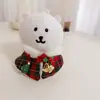 Solo Venta de Ropa para Muñecas, Set de Ropa con Colgante de Oso Autocrítico para Muñeca, Accesorios de Repuesto para Muñecas de 10 cm, Ropa de Cama, Navidad