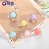 Material DIY Artesanal Cor Interna Transparente Futebol Multifacetado Contas Contas Desenho Animado Corrente para Celular Acessórios de Joia Acrílico
