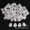 Contas de Vidro Lisas com Furo Reto em Formato de Coração Degradê Gota d'Água Pétalas Estrela de Cinco Pontas DIY Materiais para Roupas e Grampos de Cabelo Feitos à Mão