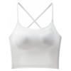 Verano Seda de Hielo Espalda Hermosa Tirantes Cruzados Top Tubo con Copa Todo en Uno Transpirable y Usable Camisola Delgada de Primavera y Verano