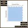 Servilletas de color liso teñidas con encaje del fabricante, servilletas coloridas de borde ondulado para cóctel, artículos para fiestas Amazon transfronterizos