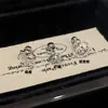 Dulces y Frescos Sexy Súper Brillantes Únicos Clavos de Hueso de Oreja Iris Tornillo de Acero de Titanio Pendientes de Estrella Fugaz Clavos de Cóclea de Circonita Personalizados
