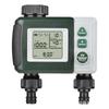 Controlador de Irrigação à Prova d'Água para Jardim com 2 Pilhas AA, Dupla Saída, Controle Independente, Válvula Solenoide, Temporizador Automático