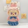 [Solo Ropa de Bebé] Ropa de Reemplazo para Muñeco de Peluche de Vinilo Labubu de 38 cm Falda Mokoko para Muñeco Labubu