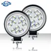 Luz de trabajo LED HAIZG para coche, 4 pulgadas, tres puntas, gran visibilidad, 36W, foco redondo, luz modificada para vehículo todoterreno