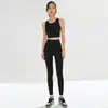Chaleco deportivo de alta intensidad para mujer, top a prueba de impactos y que no se cae para correr, ropa interior para entrenamiento de fitness, ropa de yoga, conjunto casual