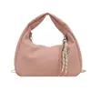 Bolsa Transversal de Ombro para Mulheres, Simples e Estilosa com Design Fresco, Novo Modelo 2026, Cor Sólida, Tendência, Fashion, Corrente Exquisita