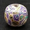 Contas de laca não patrimoniais 8*9 incrustadas com opala pulseira artesanal contas contas acessórios DIY fábrica de laca vegetal atacado