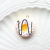 Colgante creativo de resina con forma de anillo para pastel, con forma de comida, para hacer tu propio colgante de cadena para teléfono móvil, modelo de adorno, material decorativo, accesorios.