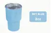 Nuevo Vaso Mini de Sublimación para Licores de 3 oz, Taza de Espresso, Vaso Multicolor de Acero Inoxidable de Doble Pared con Popote