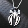 Collar de Moda, Joyería de Colgante Versátil, Collar de Acero de Titanio Marvel Spider-Man, Accesorios Niche de Lujo Ligero para Hombre