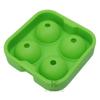 Bandeja de Hielo Popular de Amazon Silicona de Grado Alimenticio Bandeja de Hielo de Bola de Cuatro Hoyos Bar Hogar Bandeja de Hielo de Cuatro Bolas Molde para Cubitos de Hielo