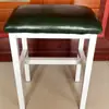 Bancos de oficina, bancos de trabalho para linha de montagem de fábrica, bancos quadrados pequenos de aço-madeira, bancos de ferro para fast-food, bancos de treinamento