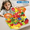 Blocos de Montar Deslizantes para Crianças, Meninas de 3-6 Anos, Brinquedos Educacionais de Montagem DIY Compatíveis com Peças Pequenas, Criativos e Versáteis para Meninos