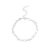 Pulseira Zircônia Doce Fresca Amor Meninas ins Simples Design de Nicho Estudante Coração Vazado Pulseira Versátil Presente