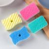 Esponja de Lavado de Platos de Doble Capa Ondulada Transfronteriza Paño para Lavar Platos de Cocina Algodón para Lavar Platos Esponja Trapo de Doble Cara Bloque Amazon