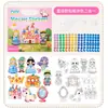 Puzzle de Figuras 3D con Pegatinas para Niños Transfronterizo Animal Coche Cognitivo Juego de Entrenamiento de Concentración con Puzzle de Pegatinas DIY