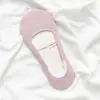 Calcetines para Mujer, Populares Antideslizantes Sin Muestra, Estilo Delgado de Verano, No de Algodón Puro, Calcetas Invisibles Cortas de Corte Bajo para Mujer