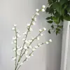 Flores de Seda Violeta Artificiales de 4 Ramas de Rama Alta para Decoración de Salón de Bodas, Flores Colgantes del Techo, Arreglos Florales de Techo Alto y Arreglos Florales para Pasillos