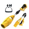 Secador de pelo de jardín eléctrico de litio, soplador de hojas eléctrico, plegable, de mano, para nieve, soplador de polvo, ventilador recargable de alta potencia