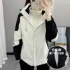 Nueva Estilo 2025 Chaqueta de Montañismo para Mujer Tres en Uno Desmontable Acolchada de Terciopelo Cortavientos e Impermeable de Dos Piezas