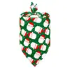 Cachecol de Natal Novo Transfronteiriço Cachecol Personalizado para Cachorro Cachecol para Pet Cachecol de Saliva Gato Cachecol para Cachorro Pequeno