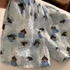 Pijama de Manga Corta con Estampado de Cachorro de Dibujos Animados Lindo Estilo Coreano para Mujer 2026 Verano Nuevo Conjunto de Shorts de Talla Grande Ropa de Casa