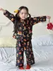 Pijama de Gasa de Doble Capa 100% Algodón Clase A para Niños, Cárdigan de Manga Larga para Primavera y Otoño, Ropa de Casa para Padres e Hijos, Ropa de Dormir para Bebés