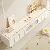 Tapete de Mesa de Comedor de Dibujos Animados, Tapete para Mesa de Alimentación, Tapete Protector para Cubierta de Zapatero, Mantel para Mesa de TV, Tapete Anti-Suciedad para Gabinete