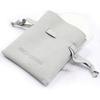 Bolsa con Cordón Bolsillo con Cordón Bolsillo de Doble Tirón Wen Play Anillo Collar Almacenamiento Cuero de Microfibra Bolsa de Joyería Personalización