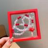 Set de Accesorios para el Cabello de Navidad para Niñosren Lindos Muñeco de Nieve Árbol de Navidad Pasador Dibujos Animados Banda para el Cabello Pinza Bb Pulsera Accesorios para Bebé