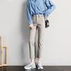 Jeans Stretch Off-white Feminino Solto Cintura Alta Lançamento Primavera/Verão 2024 Jeans Branco Slim Cigarrete