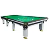 Mesa de Billar Pirámide Rusa al por Mayor Mesa de Billar de Madera Maciza para Club Uso Interior en Casa Mesa de Snooker Rusa