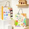 6.1 Bolsa de Regalo para el Día del Niño Bolsa Tote Pequeña Bebé Estudiante Jardín de Infancia Bolsa de Regalo para Niños Dibujos Animados Regalo
