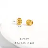 Acessórios DIY Dourado Areia Longa Duração Fosco Contas Cilindricas Vazadas Contas Espaçadoras Esculpidas Trevo de Quatro Folhas Contas Espaçadoras Flor Pingente com Contas