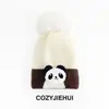 Nuevos Sombreros de Otoño e Invierno Estilo Coreano para Niños y Niñas, Lindos Sombreros de Oruga de Dibujos Animados a Prueba de Viento y Cálidos con Protección para los Oídos para Bebés