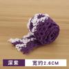 Acessórios de renda colorida DIY renda algodão fio borda casaco e chapéu acessórios decorativos artesanais multi-cor opcional