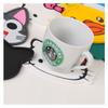 Fabricante de Wenzhou Venta al por mayor Creativo Dibujo Animado Lindo Animal Silicona Antideslizante Aislamiento Tapete Estéreo Plato de Cena en Forma de Cuenco Posavasos
